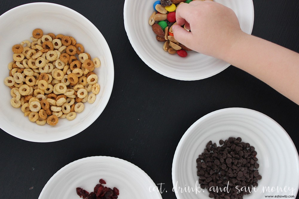 Mezcla de frutos secos para niños pequeños 