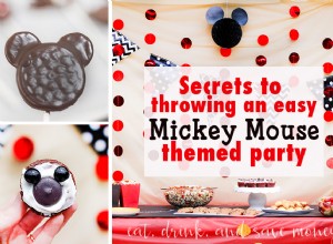 Cómo organizar una fiesta temática de Mickey Mouse fácil 
