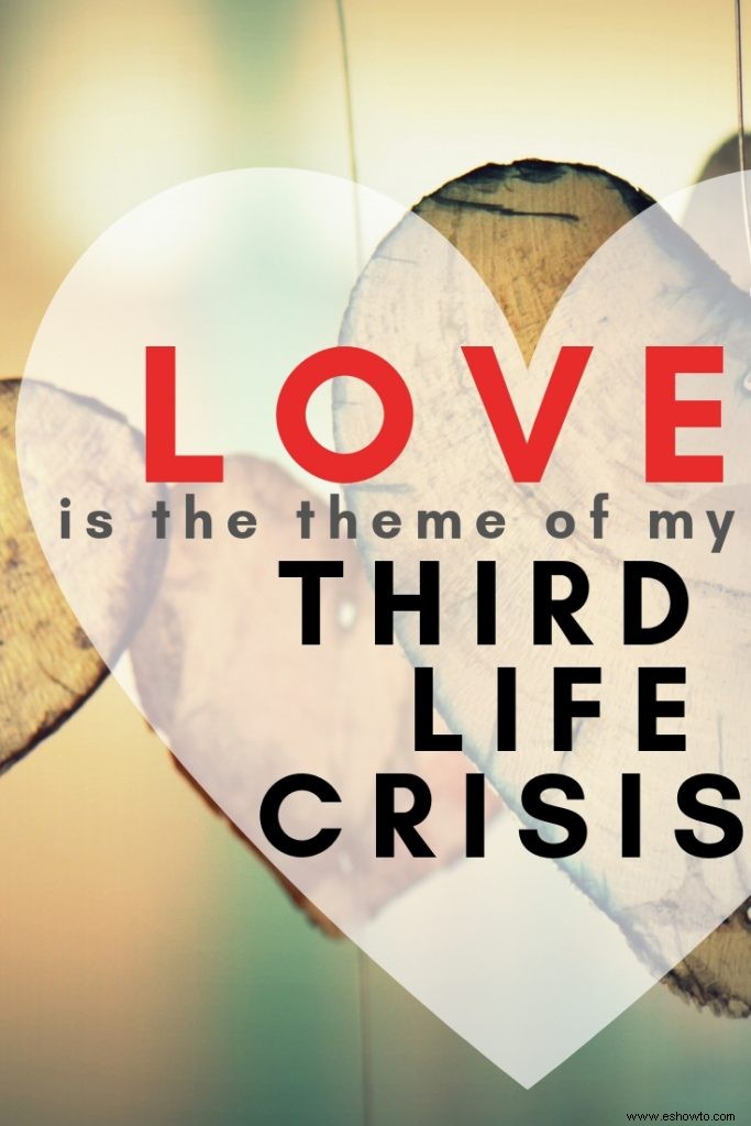 El amor es el tema de la crisis de mi tercera vida 