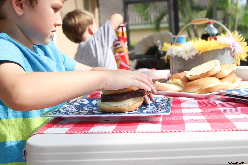 Diversión familiar con una hamburguesería 