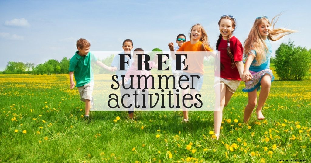 Actividades de verano gratuitas para niños 