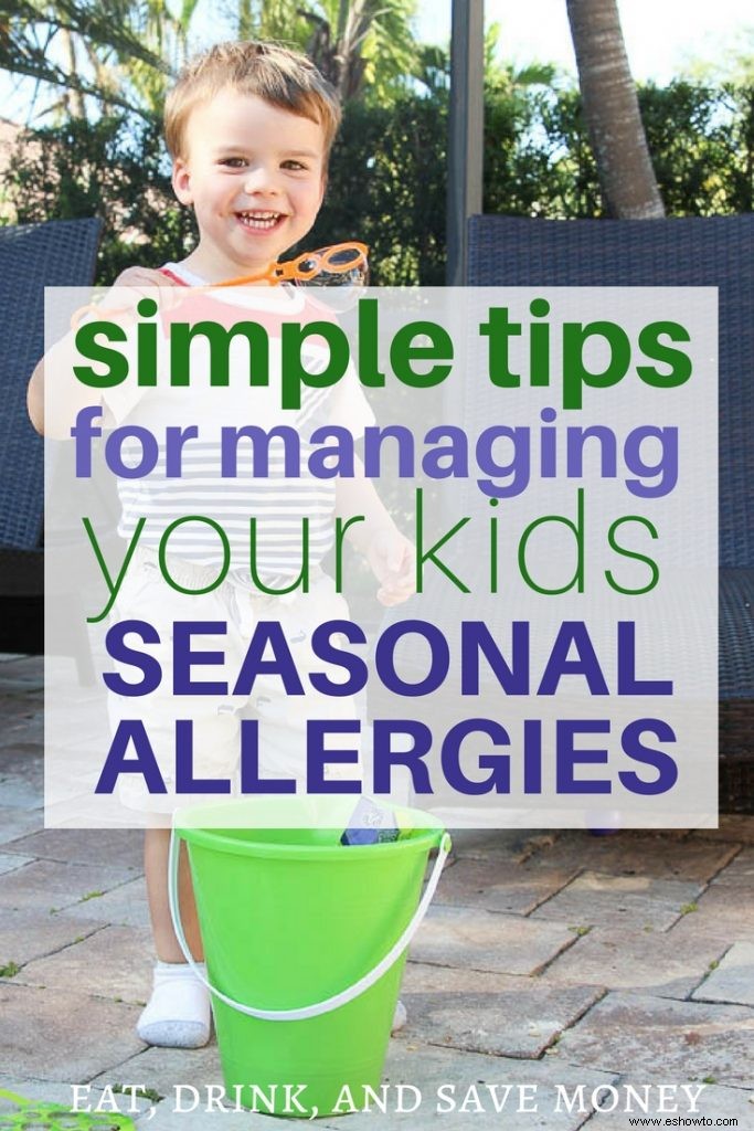 Cómo controlar las alergias estacionales al aire libre en los niños 