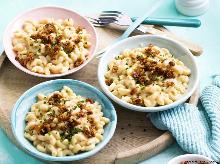 Sin lácteos, no hay problema:esta macarrones con queso veganos es una cena cremosa y de ensueño 