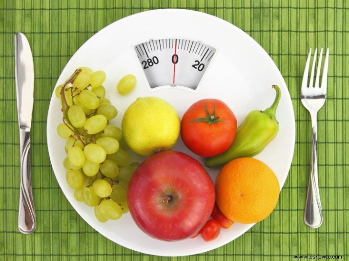 La dieta volumétrica te ayuda a perder peso dividiendo los alimentos en 4 grupos 