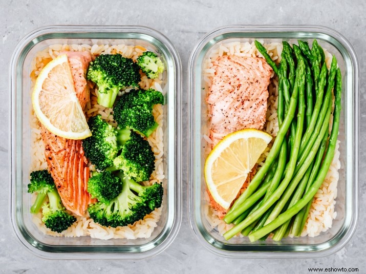 4 maneras en que la preparación de comidas puede ayudarlo a perder peso 