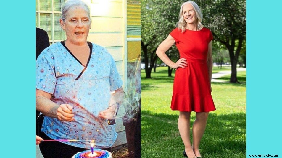 Superé el aumento de peso de la menopausia:este es el truco que me ayudó a perder 77 libras 