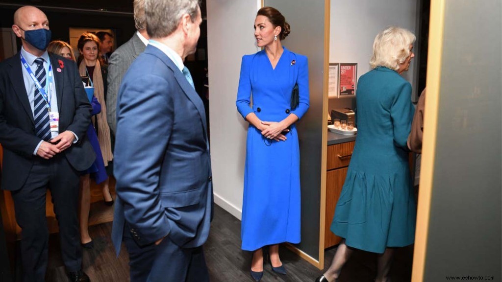 Kate Middleton recibe a líderes mundiales y con estilo en la Cumbre sobre Cambio Climático 