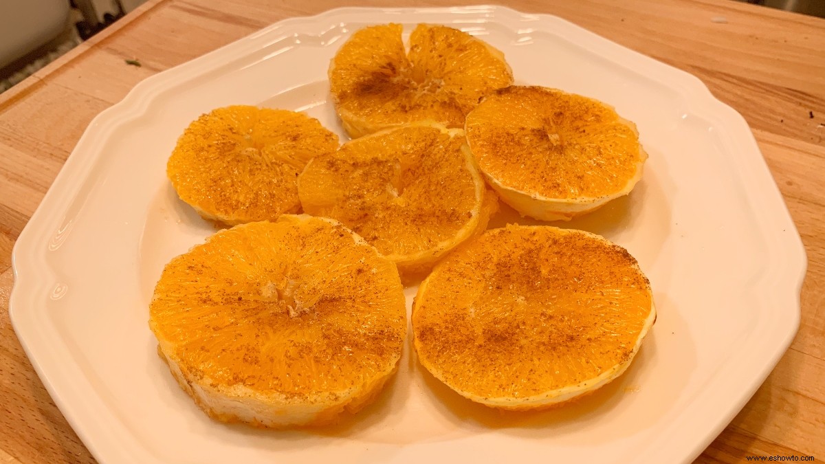 Esta receta de freidora de aire de 4 minutos para naranjas asadas satisfará sus antojos nocturnos 