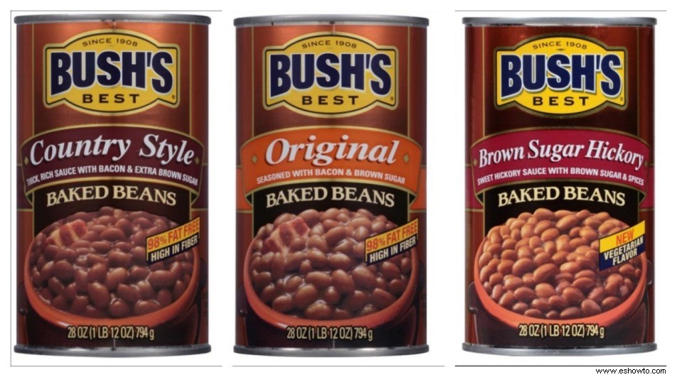 Los frijoles horneados de Bush están siendo retirados del mercado por latas defectuosas 