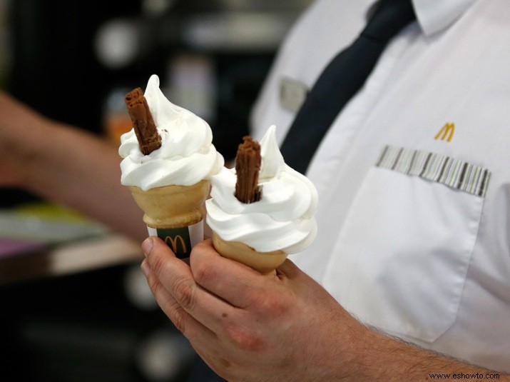 Nueva aplicación advierte a los usuarios si una máquina de helados de McDonald s está rota 