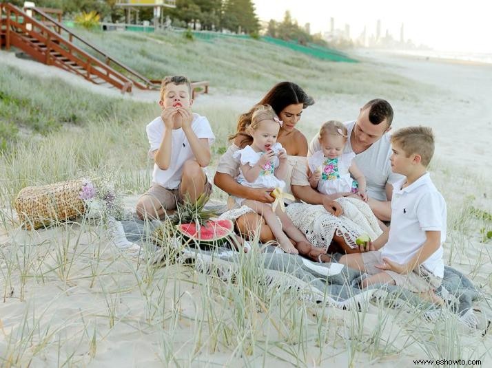 Sugerencias saludables para la planificación de comidas familiares de una madre de cuatro hijos que también es una gurú del fitness en Instagram 