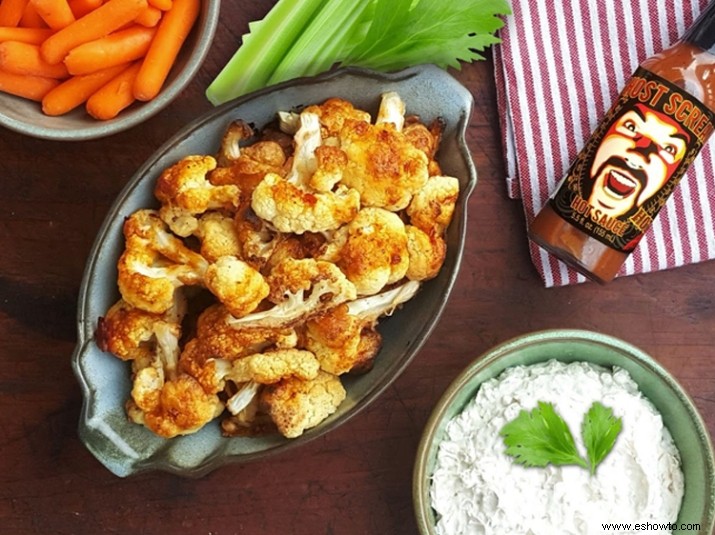 Estos bocaditos de coliflor de búfalo van a ser su nuevo aperitivo favorito 