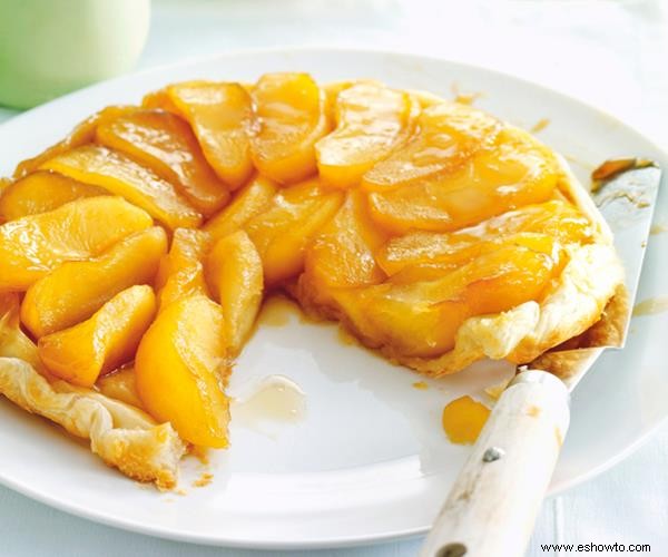 Esta Tarte Tatin De Manzana Escamosa Baja En Grasa Es El Pastel Libre De Culpa Que Te Mereces 