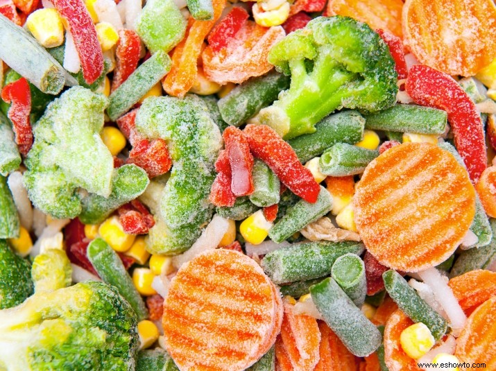 ¿Las verduras congeladas son más saludables que las frescas? 