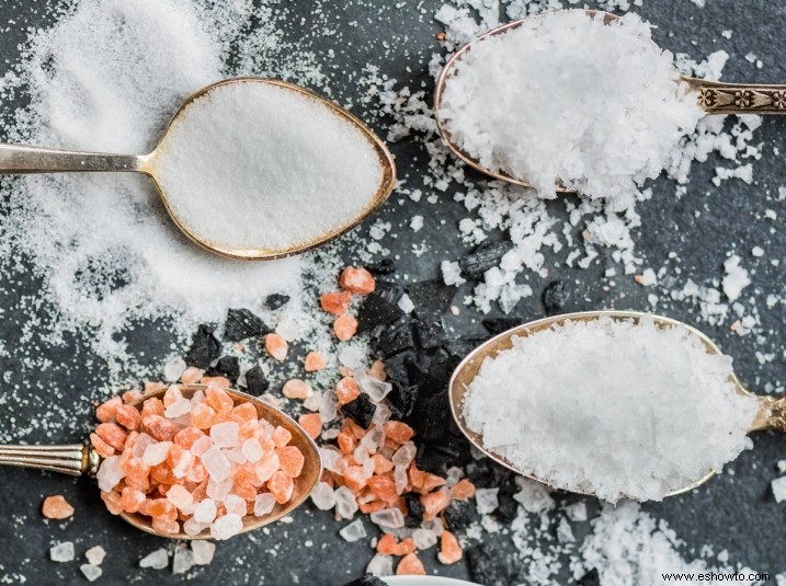 Mesa, kosher, mar o rosa:¿cuál es la diferencia entre los tipos de sal? 