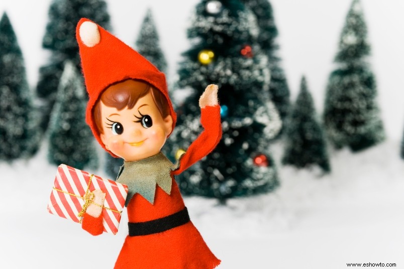 Mamá inteligente  retira  a Elf on the Shelf con una adorable nota de Papá Noel 