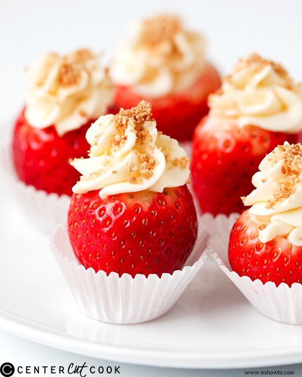 11 fresas rellenas que hacen el mini postre perfecto 