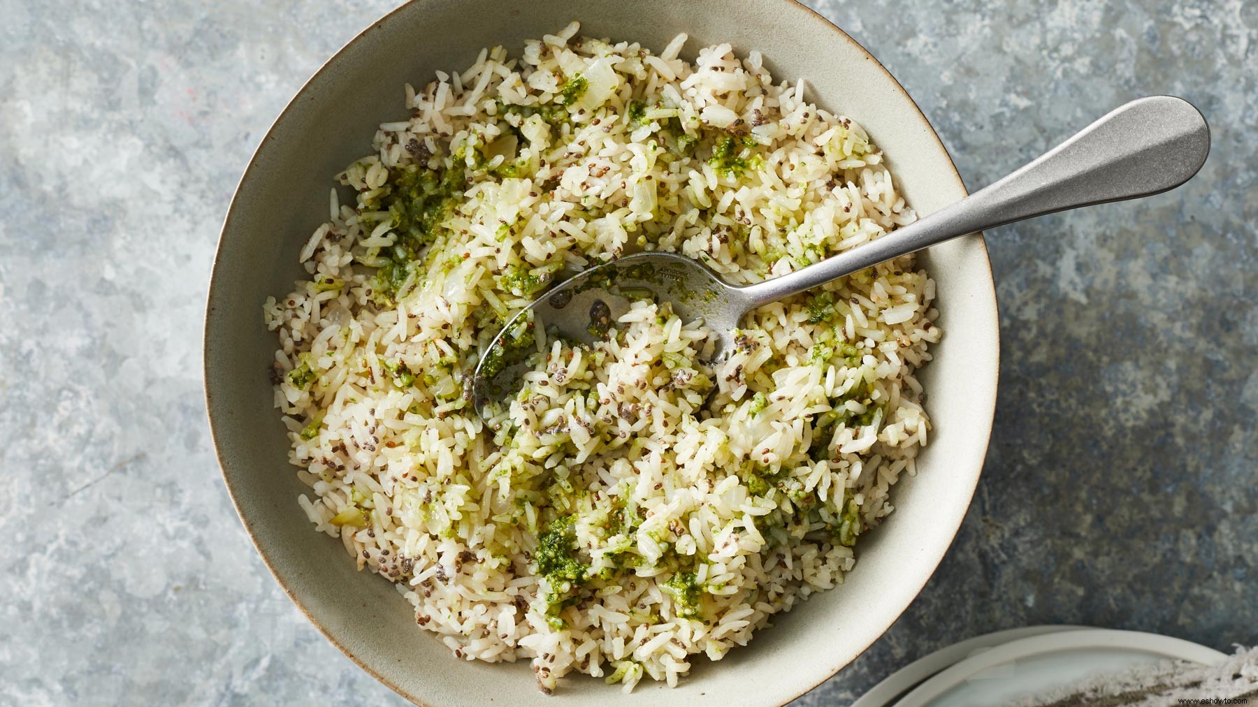 Chía Pilaf Con Pesto 