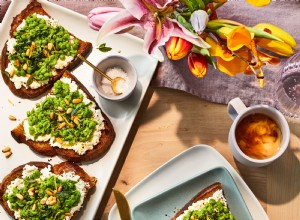 Tostadas de Ricota y Guisantes Triturados: Receta Rápida y Elegante en 20 Minutos