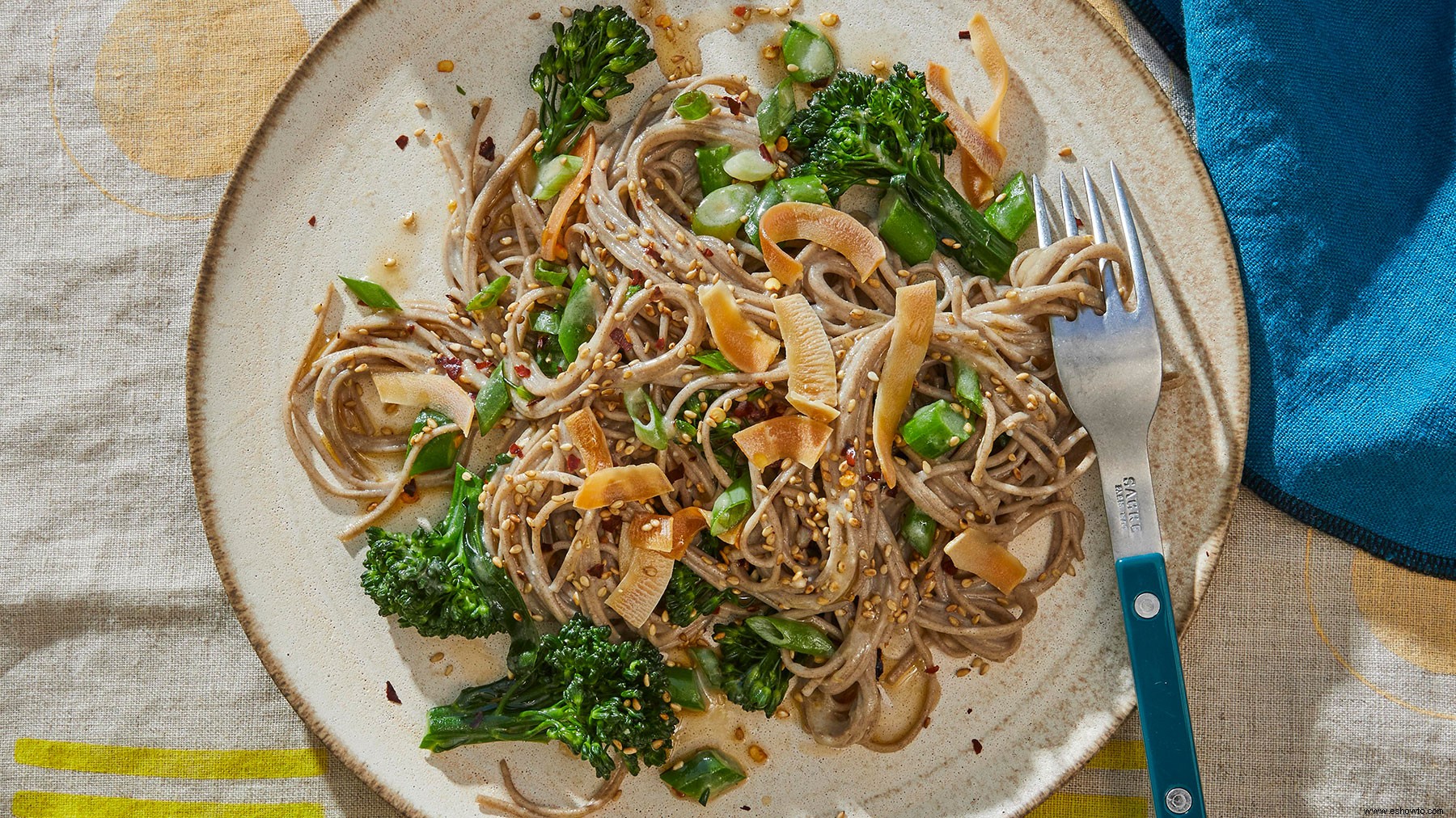 Ensalada Soba De Coco Y Miso 