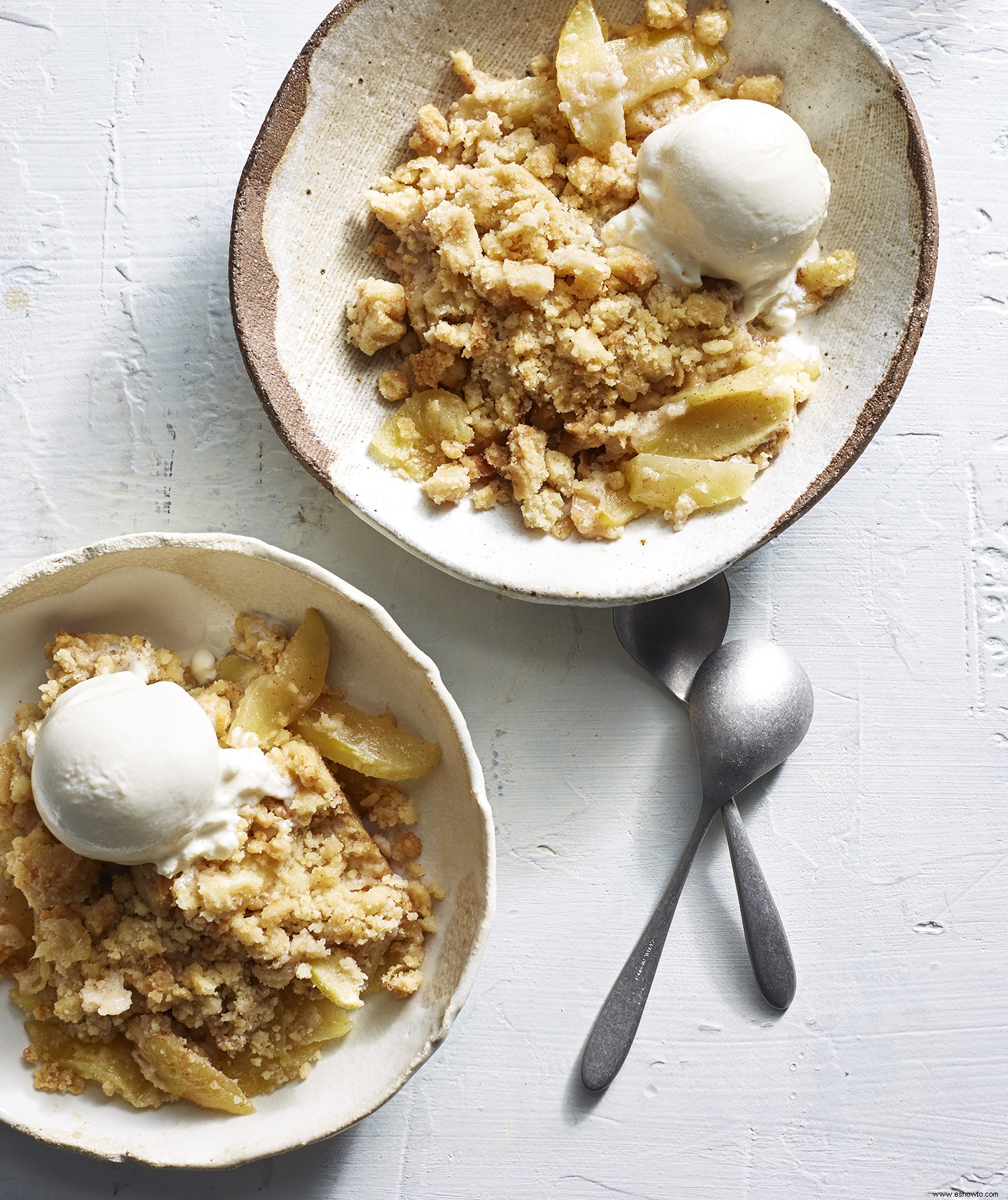 Pastel Volcado De Streusel De Manzana 