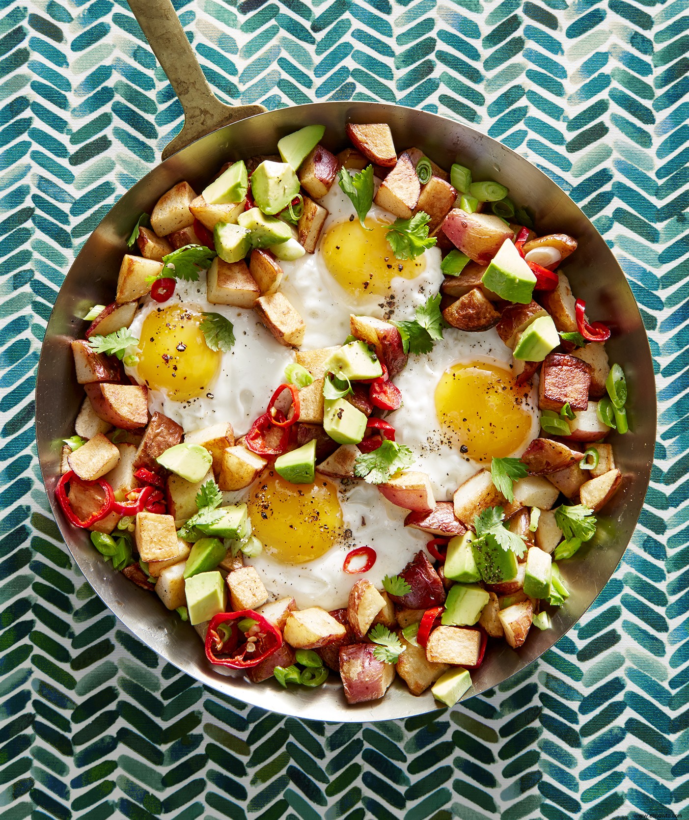 Hash De Patata, Huevo Y Aguacate 