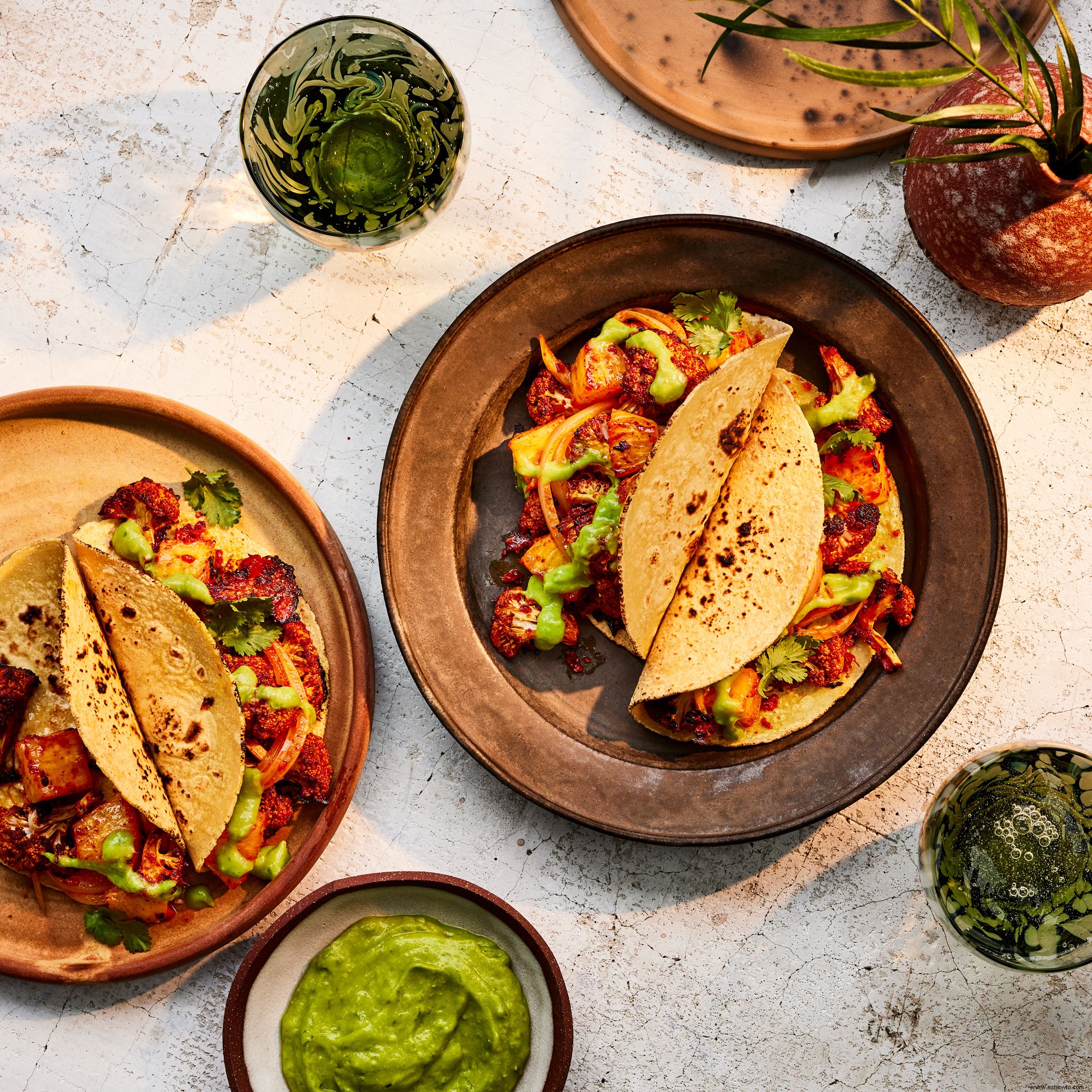 Tacos de Coliflor al Pastor 