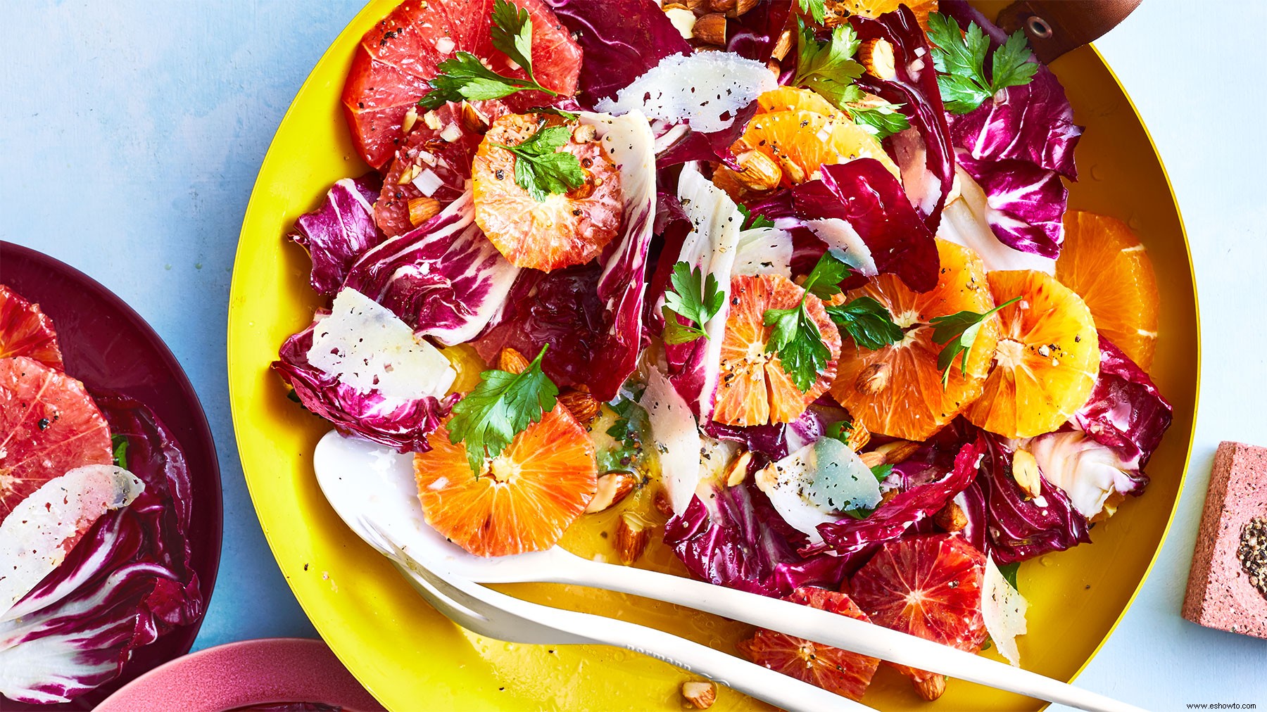 Ensalada De Todos Los Cítricos Con Almendras Y Manchego 