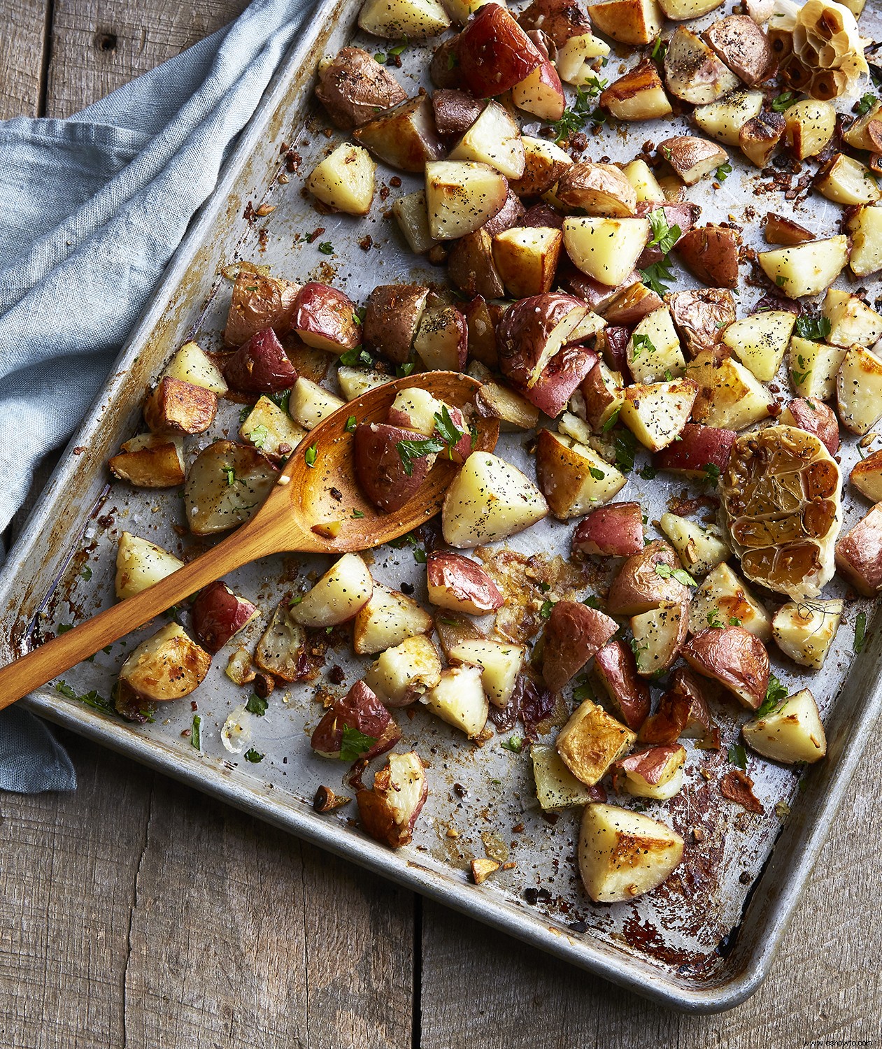 Patatas Asadas Al Ajo 