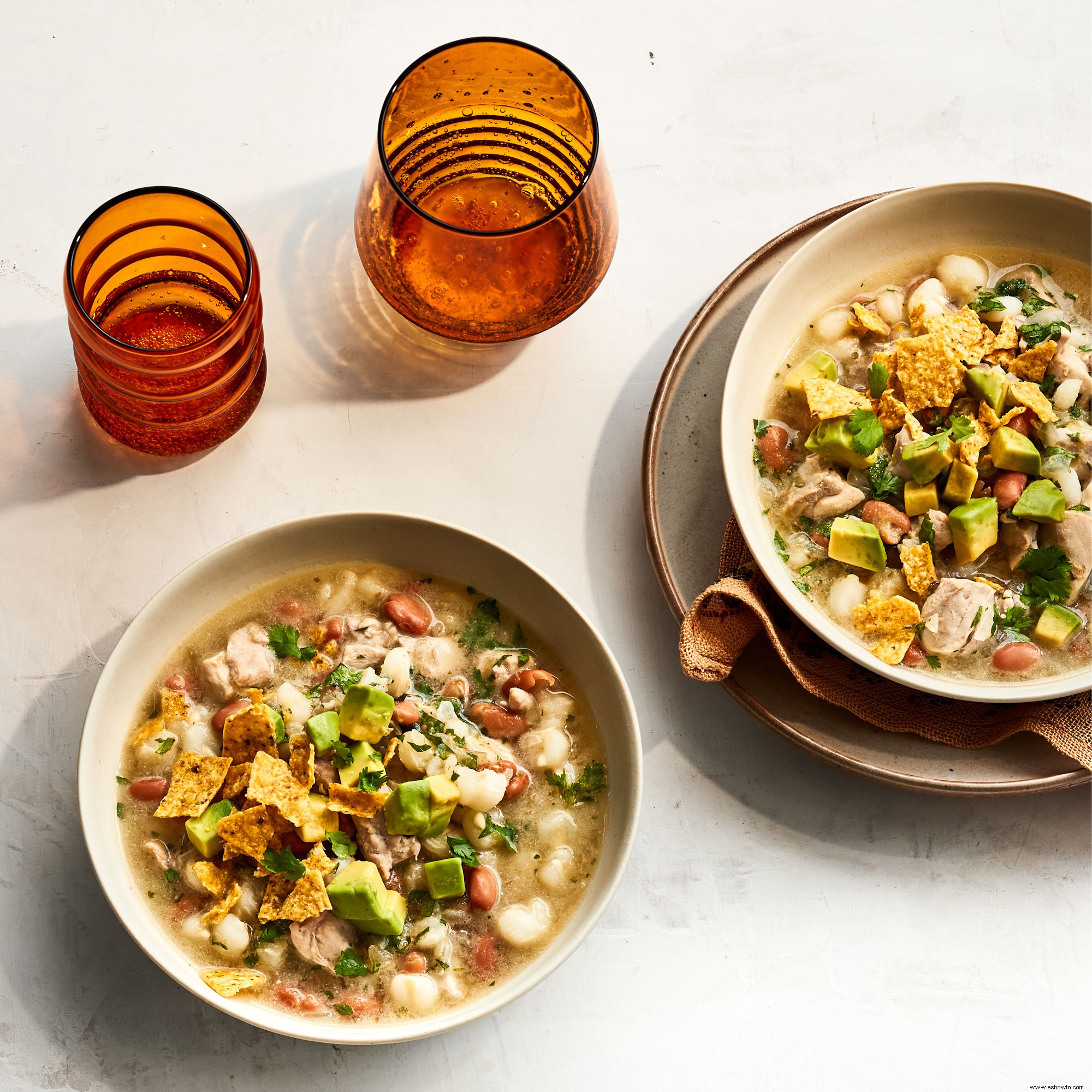 Sopa De Pollo Salsa Verde 