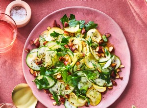 Ensalada Cruda de Calabaza de Verano con Cebolletas, Chile y Perejil: Receta Fresca y Rápida