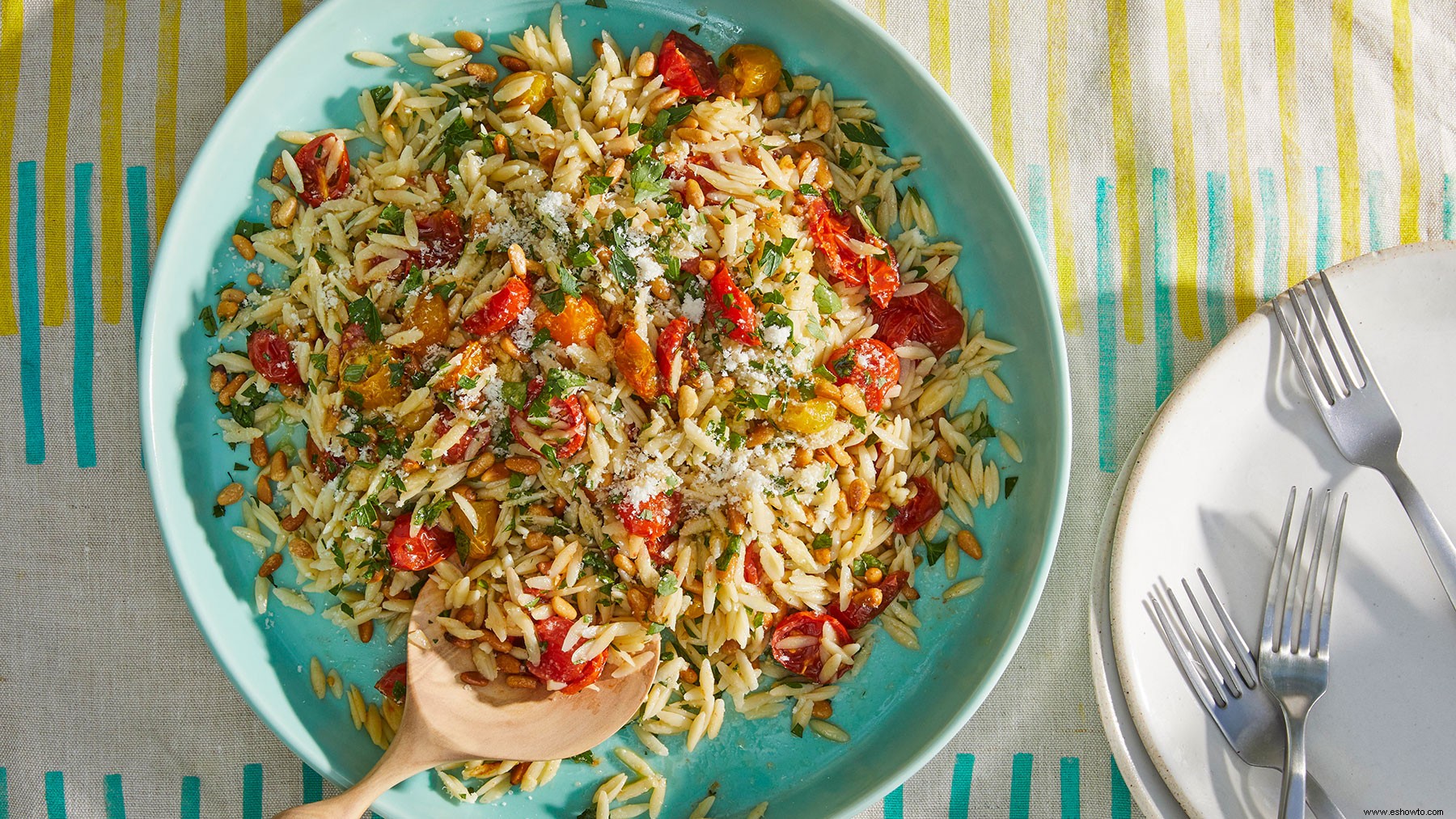 Ensalada De Tomate Orzo 