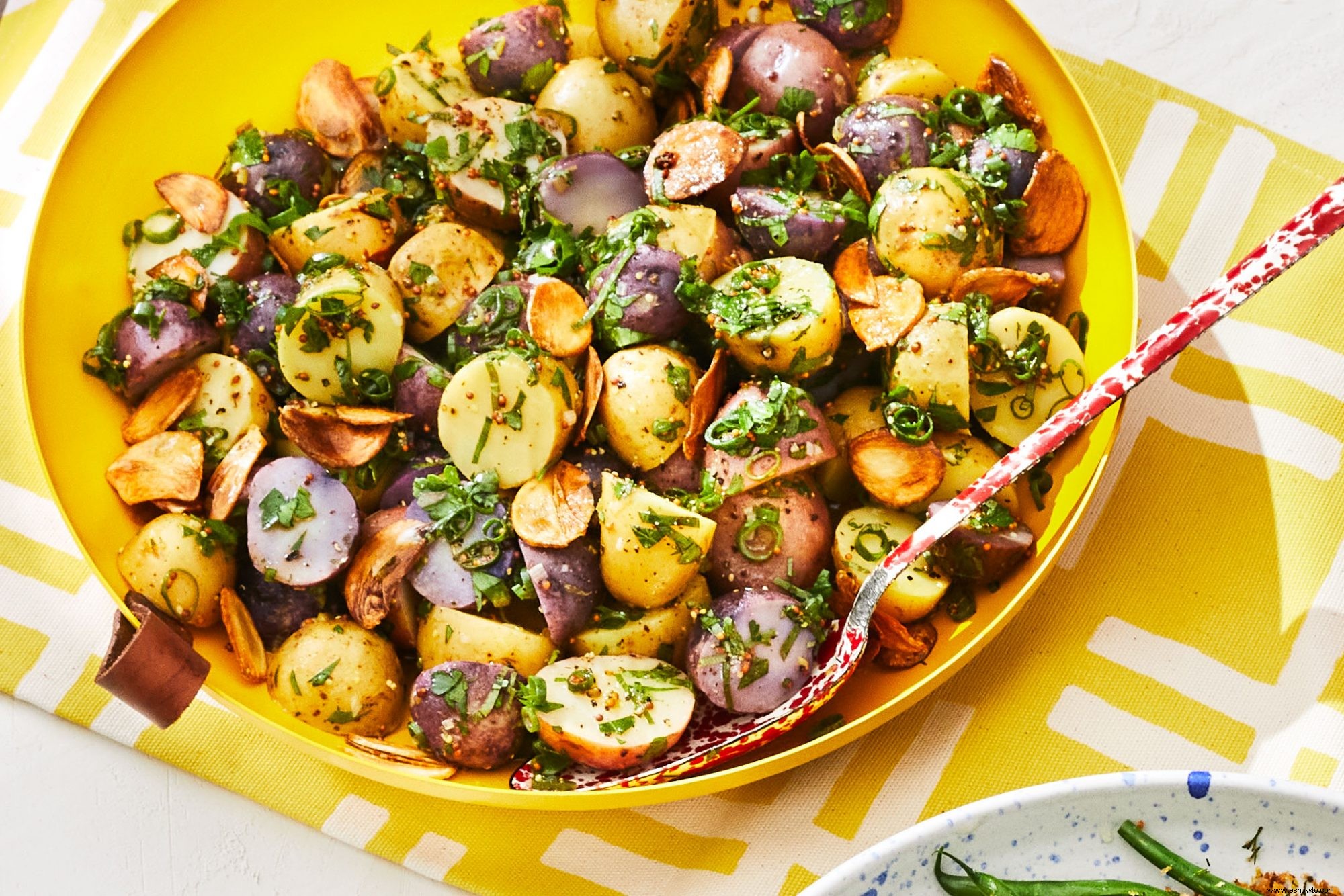 Ensalada De Papas Con Ajo Y Hierbas 