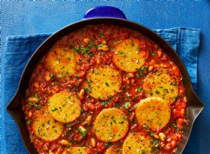 Polenta a la Sartén en Salsa Cremosa de Tomate 