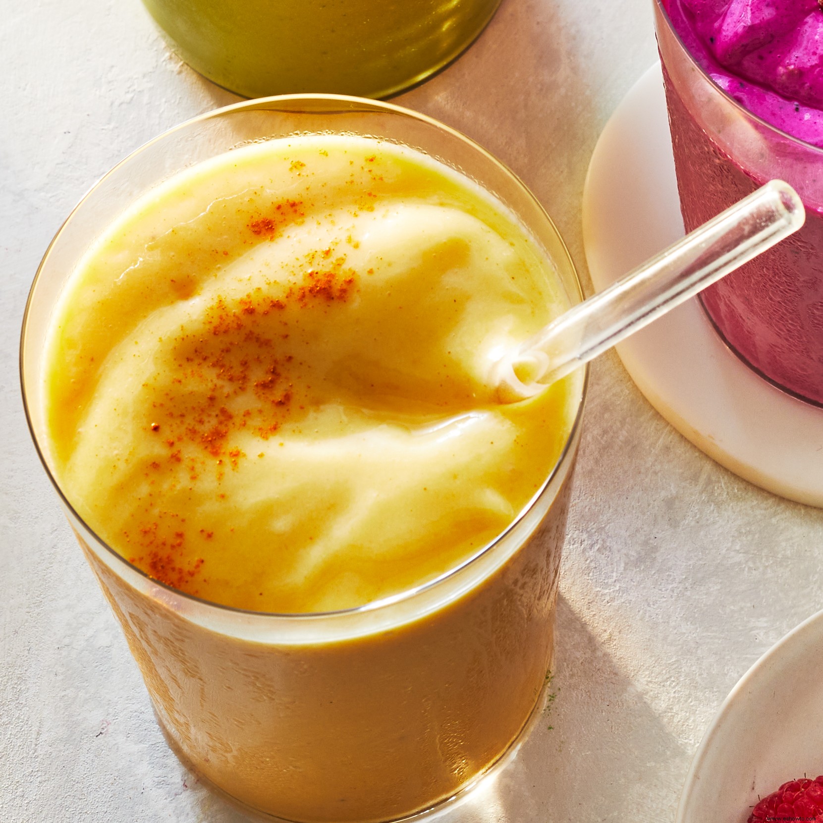 Batido de mango y cúrcuma 