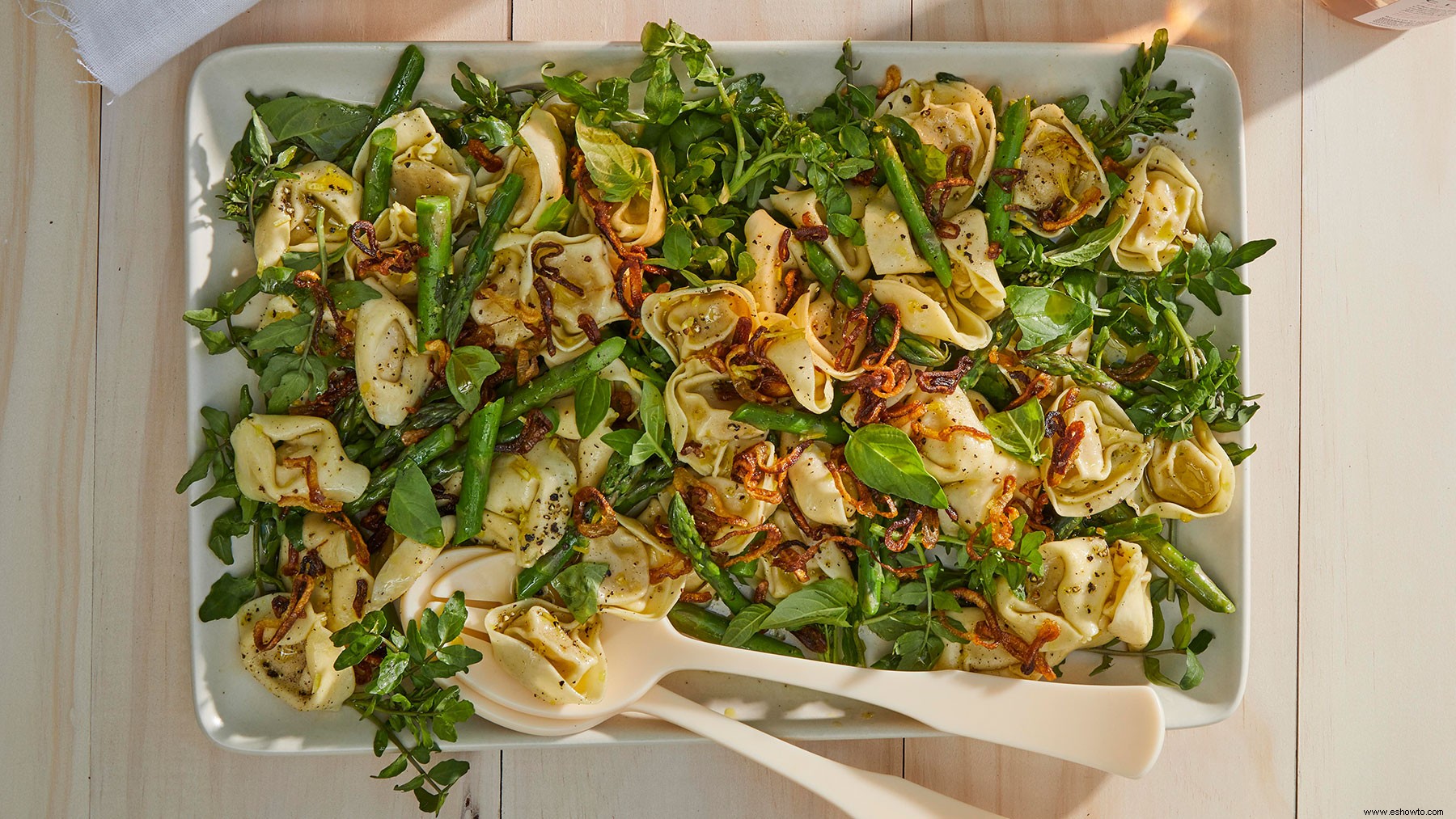 Ensalada De Tortellini Con Albahaca 