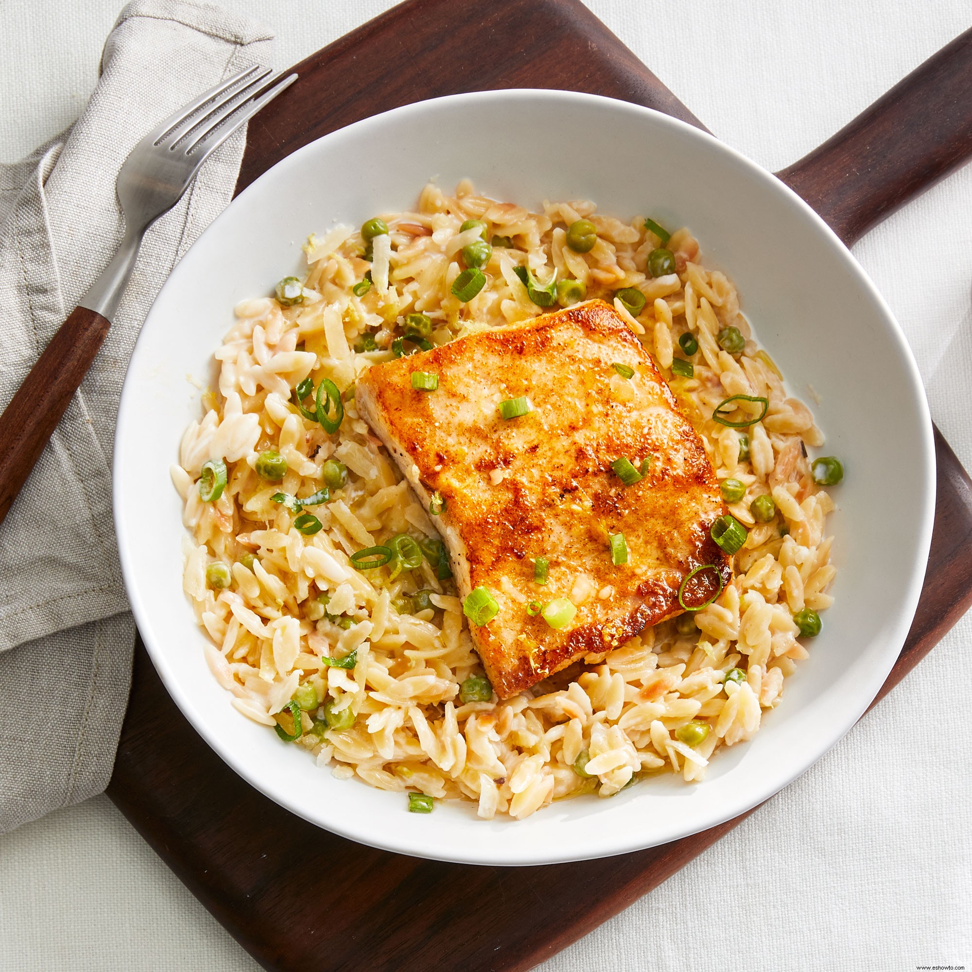 Pescado Al Limón Con Orzotto 