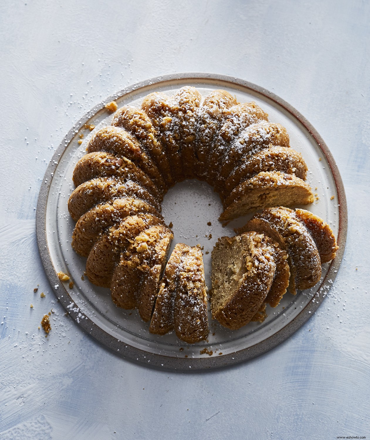 Pastel de especias de manzana de cocción lenta 