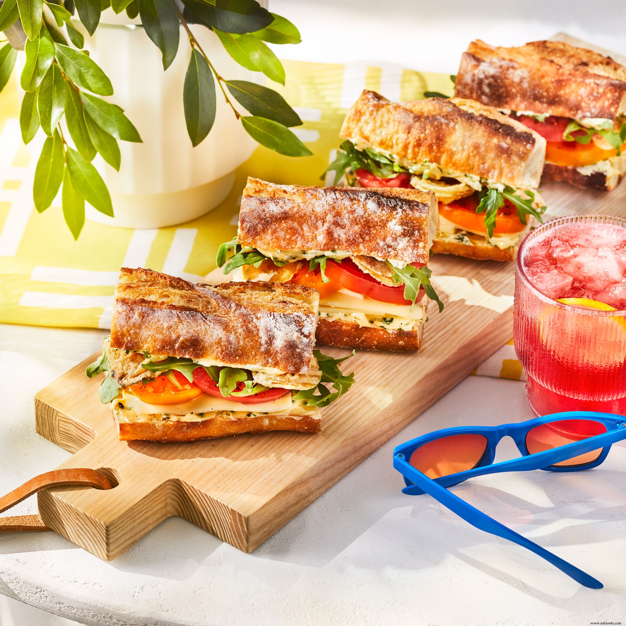 Sándwiches de tomate de lujo 