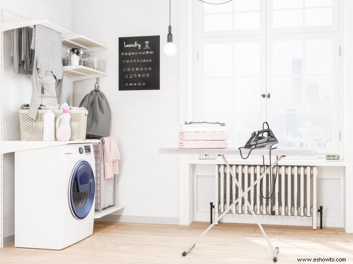 6 maneras de aprovechar al máximo su pequeño cuarto de lavado 