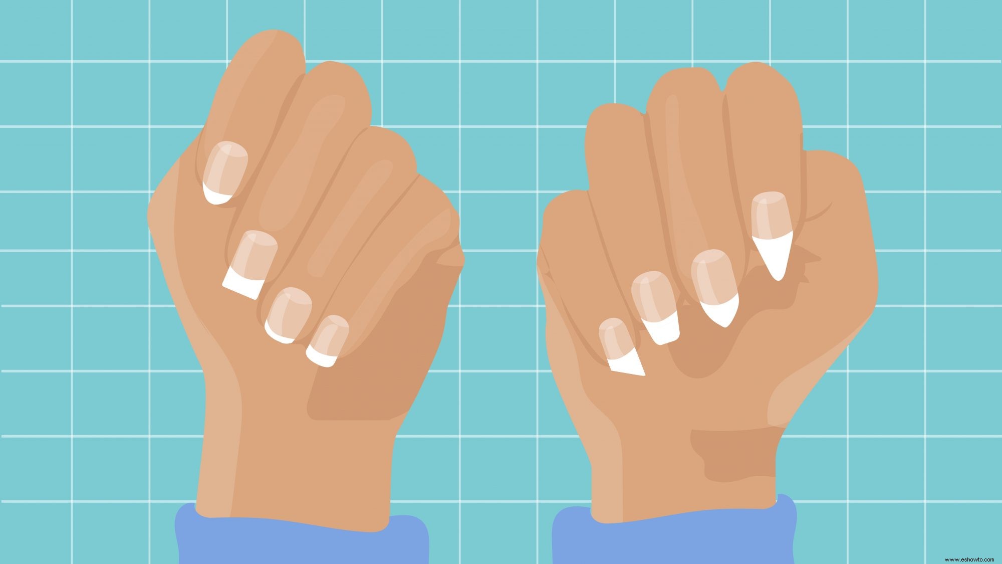 Cómo elegir la mejor forma de uñas para tus manos 