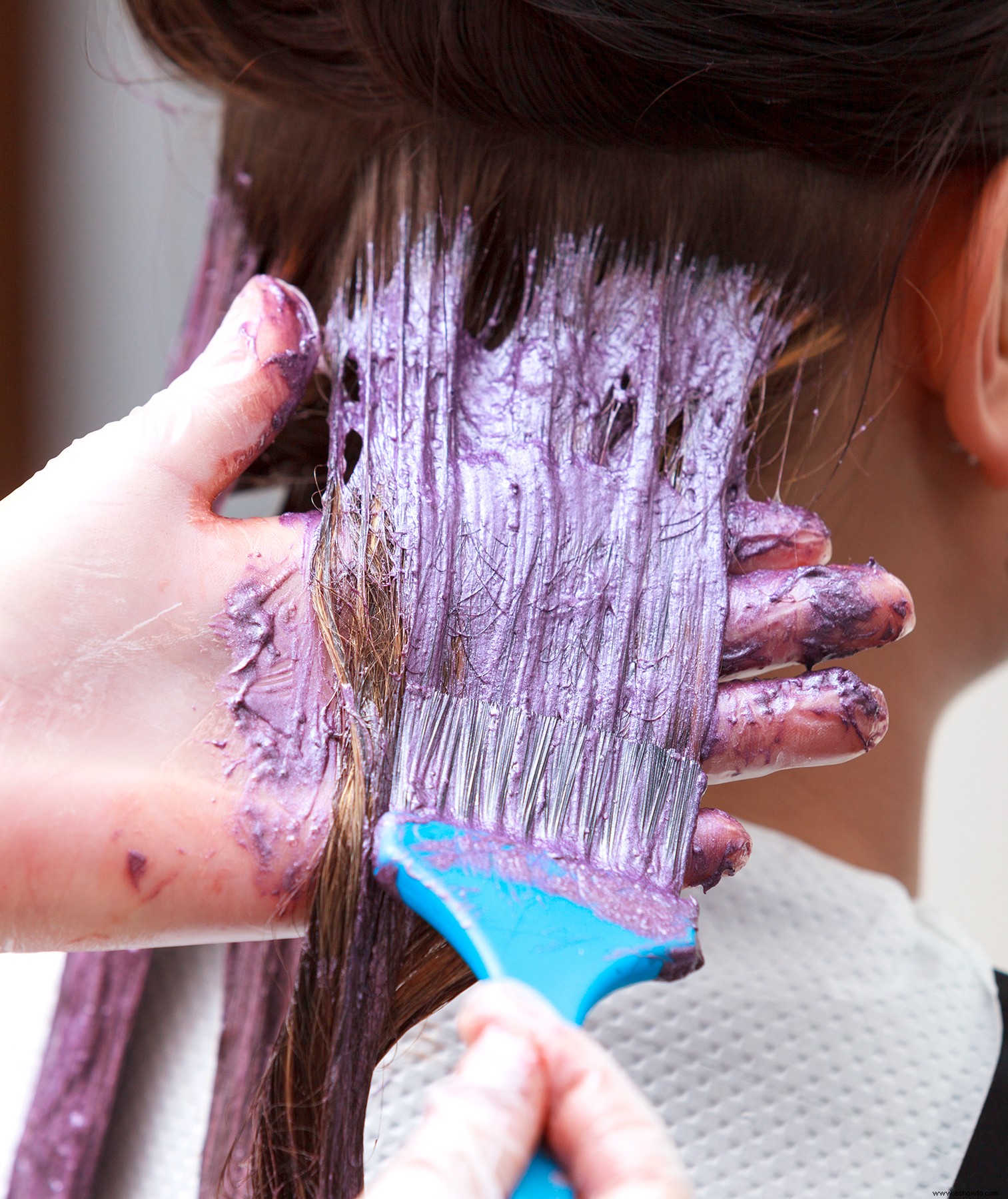 Cómo quitar el tinte para el cabello de la piel 