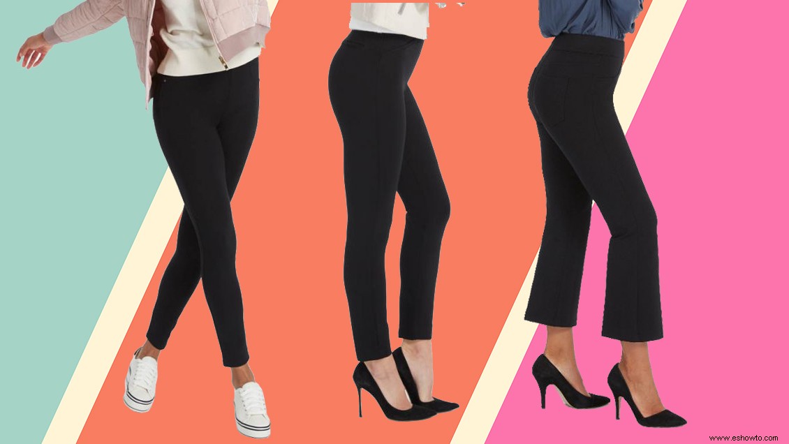 Estos cómodos pantalones perfectos para el trabajo se sienten como pantalones de yoga, y estoy obsesionado 