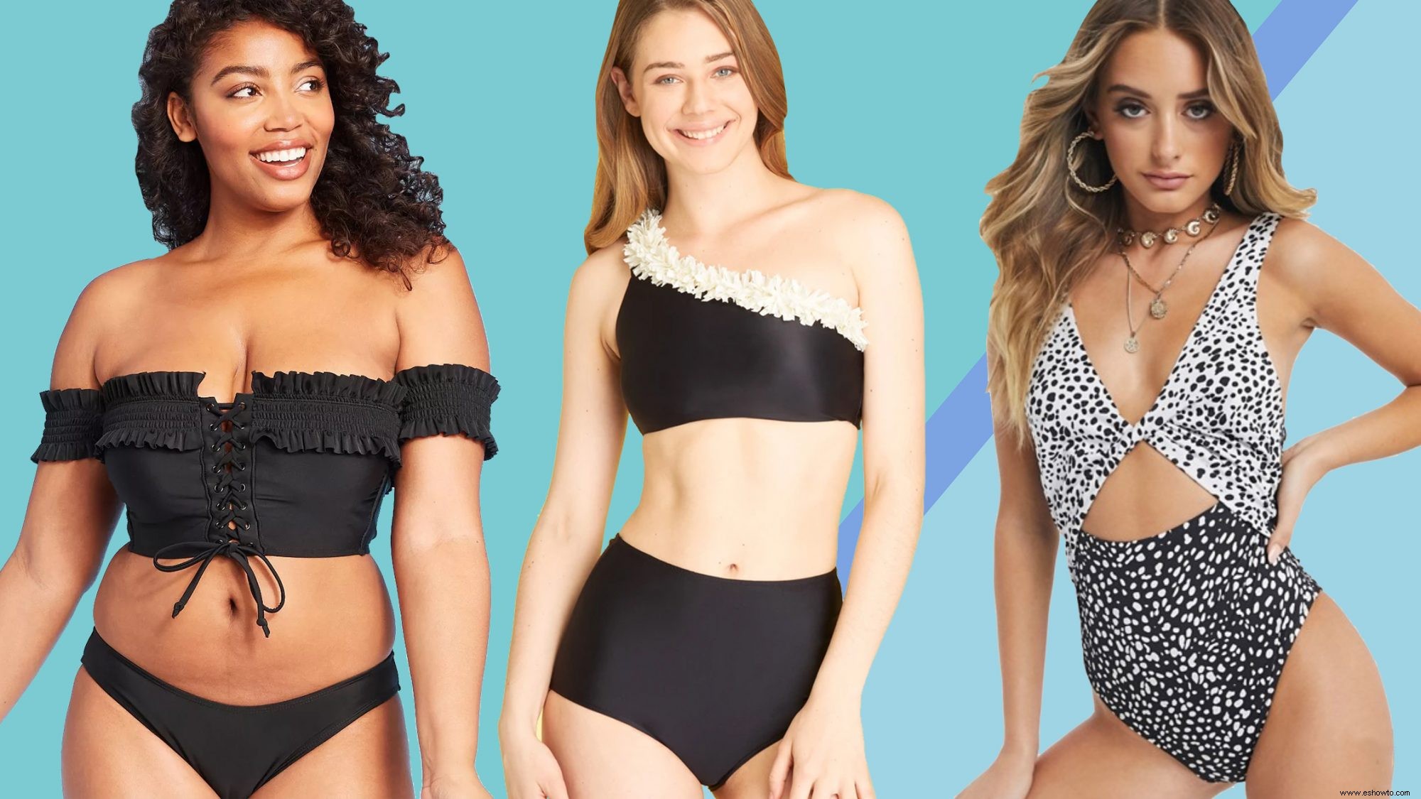 7 elegantes trajes de baño, desde bikinis hasta piezas de una pieza, para hacer deporte este verano 