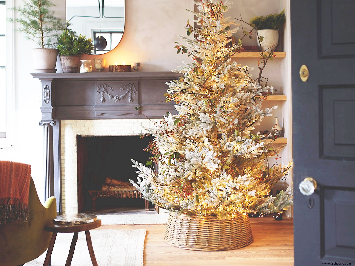 Olvídese de las faldas para árboles de Navidad:los collares para árboles son una de las principales tendencias navideñas 