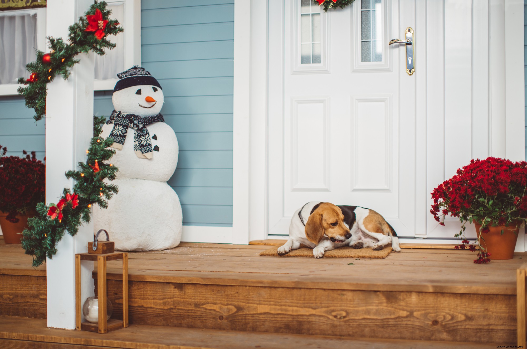 5 ideas de decoración de la puerta principal para hacer que su hogar brille en esta temporada navideña 