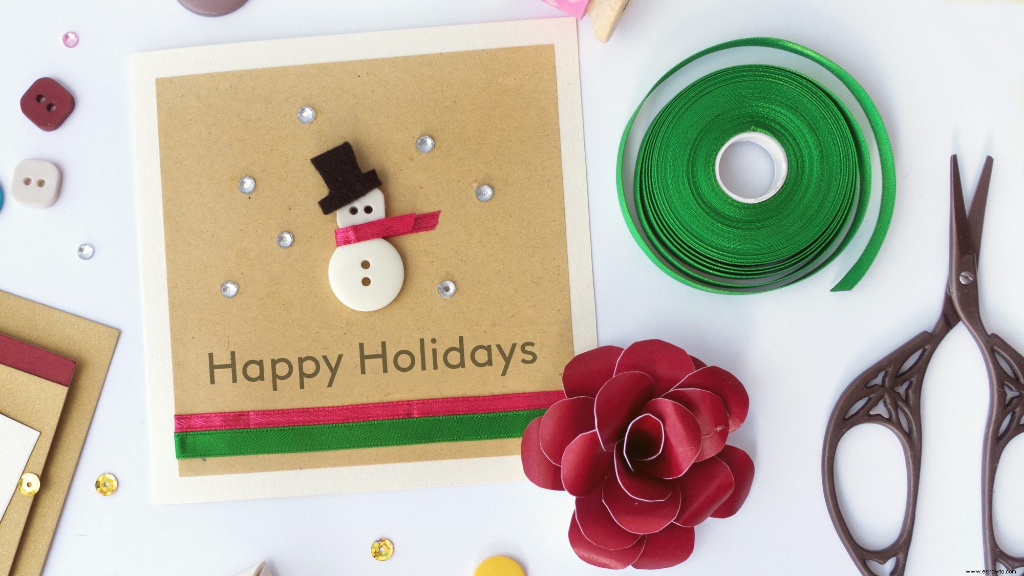 3 formas ingeniosas de reutilizar las tarjetas navideñas 