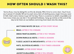 Esta es la frecuencia con la que realmente necesita lavar su ropa para mantenerla limpia 