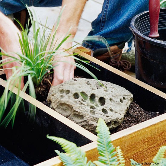 Caja de estanque de bricolaje 