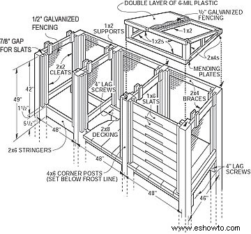 Cómo hacer un compostador 